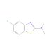 5-Chloro-N-methyl-2-benzothiazolamine (CAS 34551-17-2) - chemical structure image