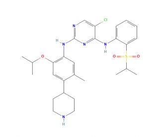 5-Chloro-N2-(2-isopropoxy-5-methyl-4-(piperidin-4-yl)phenyl)-N4-(2-(isopropylsulfonyl)phenyl)pyrimidine-2,4-diamine (CAS 1032