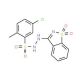 5-chloro-N′-(1,1-dioxido-1,2-benzisothiazol-3-yl)-2-methylbenzenesulfonohydrazide - chemical structure image