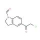 5-(chloroacetyl)indoline-1-carbaldehyde - chemical structure image