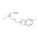 [(5-Chlorobenzo[d]thiazol-2-ylthio)methyl] methyl cyanocarbonimidodithioate - chemical structure image
