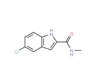 5-Chloroindole-2-carboxylic acid methylamide - chemical structure image