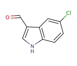 5-Chloroindole-3-carboxaldehyde (CAS 827-01-0) - chemical structure image