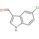 5-Chloroindole-3-carboxaldehyde (CAS 827-01-0) - chemical structure image
