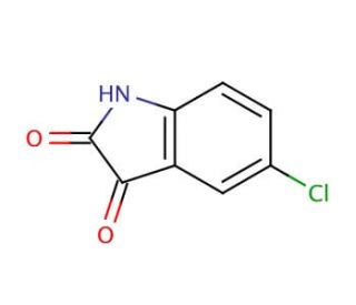 5-Chloroisatin (CAS 17630-76-1) - chemical structure image