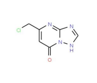 5-(chloromethyl)[1,2,4]triazolo[1,5-a]pyrimidin-7(4H)-one (CAS 56433-33-1) - chemical structure image
