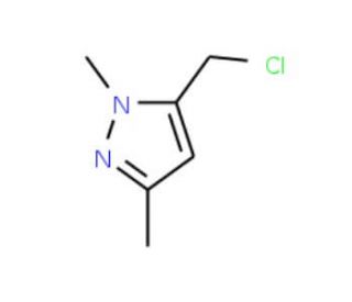 5-(Chloromethyl)-1,3-dimethyl-1H-pyrazole (CAS 852227-86-2) - chemical structure image