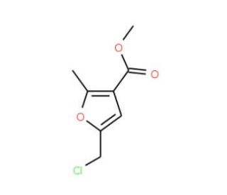 5-Chloromethyl-2-methyl-furan-3-carboxylic acid methyl ester (CAS 35351-32-7) - chemical structure image