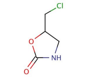 5-Chloromethyl-2-oxazolidinone (CAS 22625-57-6) - chemical structure image