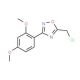 5-(chloromethyl)-3-(2,4-dimethoxyphenyl)-1,2,4-oxadiazole - chemical structure image