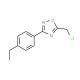 5-(chloromethyl)-3-(4-ethylphenyl)-1,2,4-oxadiazole - chemical structure image