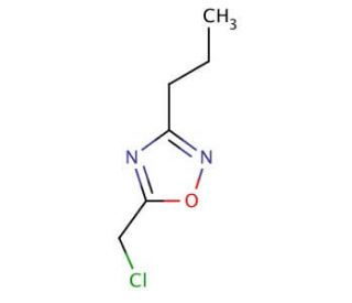5-(chloromethyl)-3-propyl-1,2,4-oxadiazole (CAS 884058-04-2) - chemical structure image