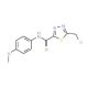 5-(chloromethyl)-N-(4-methoxyphenyl)-1,3,4-thiadiazole-2-carboxamide - chemical structure image