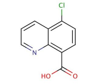 5-chloroquinoline-8-carboxylic acid (CAS 70585-49-8) - chemical structure image