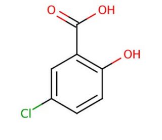 5-Chlorosalicylic acid (CAS 321-14-2) - chemical structure image