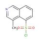 5-Chlorosulfonyl-4-methylisoquinoline (CAS 194032-16-1) - chemical structure image