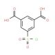 5-(chlorosulfonyl)benzene-1,3-dicarboxylic acid - chemical structure image