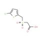 {[(5-chlorothien-2-yl)methyl]sulfonyl}acetic acid - chemical structure image
