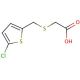 {[(5-chlorothien-2-yl)methyl]thio}acetic acid - chemical structure image