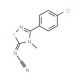5-Cyanimino-4,5-dihydro-4-methyl-3-(4-chlorophenyl)-1,2,4-thiadiazole - chemical structure image