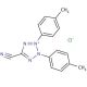 5-Cyano-2,3-di-(p-tolyl)tetrazolium chloride 的分子结构, CAS编号: 90217-02-0 5-Cyano-2,3-di-(p-tolyl)tetrazolium chloride (CAS 90217-02-0) - chemical structure image