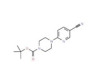 5-Cyano-2-[4-butoxycarbonyl(piperazino)]pyridine (CAS 683274-61-5) - chemical structure image