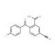 5-Cyano-2-(4-fluorobenzoyl)benzoic Acid (CAS 411221-51-7) - chemical structure image