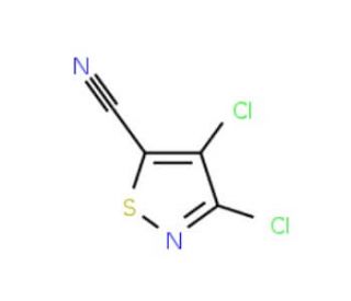 5-Cyano-3,4-dichloroisothiazole (CAS 18480-52-9) - chemical structure image