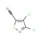 5-Cyano-3,4-dichloroisothiazole (CAS 18480-52-9) - chemical structure image