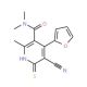 5-cyano-4-(2-furyl)-6-mercapto-N,N,2-trimethylnicotinamide - chemical structure image