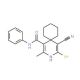 5-cyano-4-mercapto-2-methyl-N-phenyl-3-azaspiro[5.5]undeca-1,4-diene-1-carboxamide (CAS 796067-45-3) - chemical structure ima