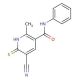 5-cyano-6-mercapto-2-methyl-N-phenylnicotinamide - chemical structure image
