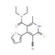 5-cyano-N,N-diethyl-4-(2-furyl)-6-mercapto-2-methylnicotinamide - chemical structure image