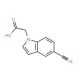 5-Cyanoindole-1-acetic acid (CAS 202124-67-2) - chemical structure image