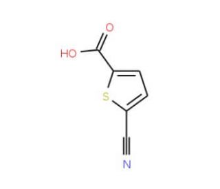 5-Cyanothiophene-2-carboxylic acid (CAS 59786-39-9) - chemical structure image