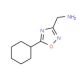 (5-Cyclohexyl-1,2,4-oxadiazol-3-yl)methylamine - chemical structure image