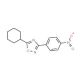 5-Cyclohexyl-3-(4-nitrophenyl)-1,2,4-oxadiazole (CAS 54608-93-4) - chemical structure image