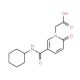 (5-Cyclohexylcarbamoyl-2-oxo-2H-pyridin-1-yl)-acetic acid - chemical structure image