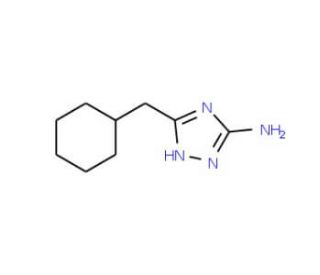 5-Cyclohexylmethyl-1H-[1,2,4]triazol-3-ylamine - chemical structure image