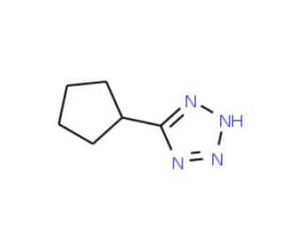 5-cyclopentyl-1H-1,2,3,4-tetrazole - chemical structure image