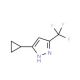 5-Cyclopropyl-3-(trifluoromethyl)-1H-pyrazole (CAS 1027617-86-2) - chemical structure image
