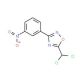 5-(Dichloromethyl)-3-(3-nitrophenyl)-1,2,4-oxadiazole (CAS 905107-54-2) - chemical structure image