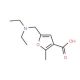5-Diethylaminomethyl-2-methyl-furan-3-carboxylic acid (CAS 296274-15-2) - chemical structure image