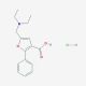 5-Diethylaminomethyl-2-phenyl-furan-3-carboxylic acid hydrochloride 的分子结构, CAS编号: 435341-94-9 (non-salt) 5-Diethylaminomethyl-2-phenyl-furan-3-carboxylic acid hydrochloride (CAS 435341-94-9 (non-salt)) - chemical structure image