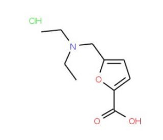 5-Diethylaminomethyl-furan-2-carboxylic acid hydrochloride - chemical structure image