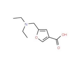5-Diethylaminomethyl-furan-3-carboxylic acid - chemical structure image