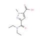 5-Diethylcarbamoyl-2-methyl-2H-pyrazole-3-carboxylic acid - chemical structure image