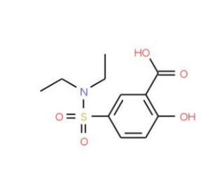 5-Diethylsulfamoyl-2-hydroxy-benzoic acid - chemical structure image