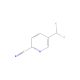 5-(Difluoromethyl)pyridine-2-carbonitrile (CAS 1211540-57-6) - chemical structure image