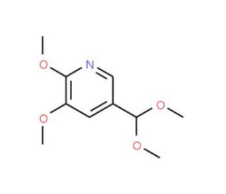 5-(Dimethoxymethyl)-2,3-dimethoxypyridine - chemical structure image